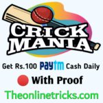 CrickMania PayTm Offer
